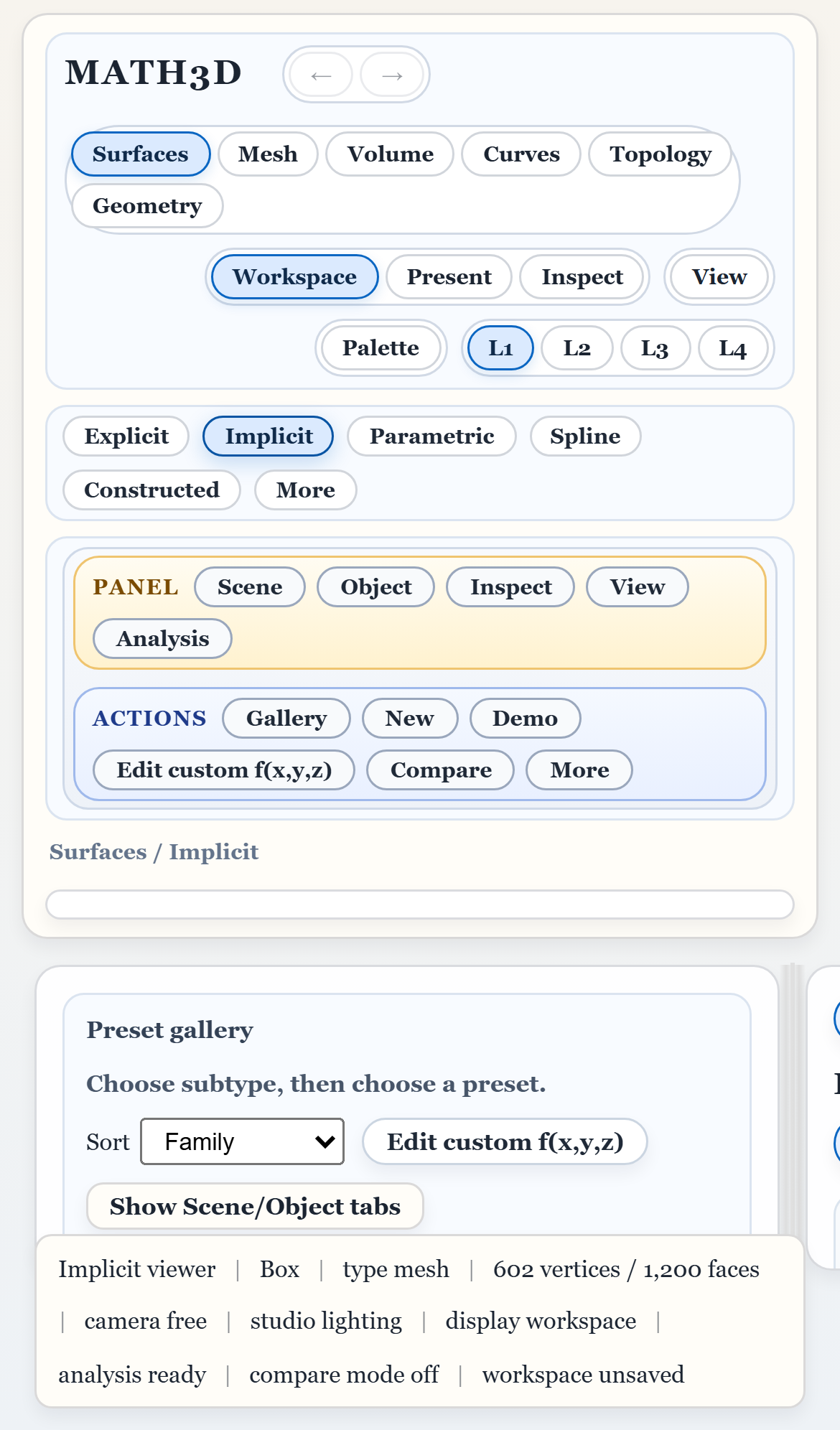 Mobile viewer compact layout