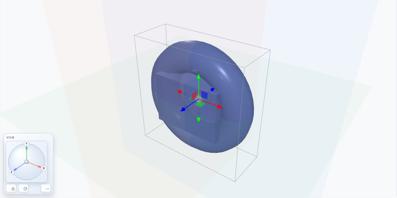 Current main viewer screenshot of Geometry module showing procedural scene geometry